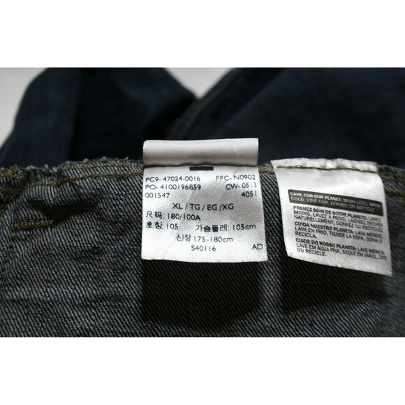 Levis S40116 Trucker Denim Jacket XL Dark Wash Classic Americana Jean Jacket - Picture 8 of 10